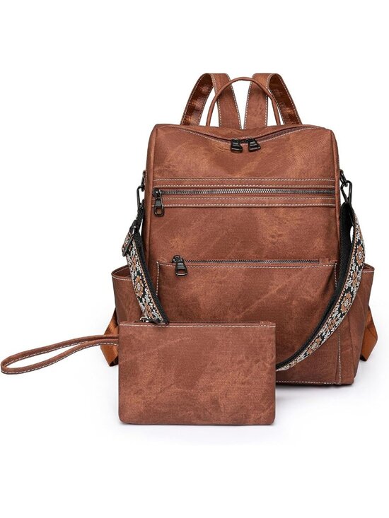 Stylish Waterproof Anti-Theft Backpack Purse for Women, Multi-Pocket Travel Bag main image 7